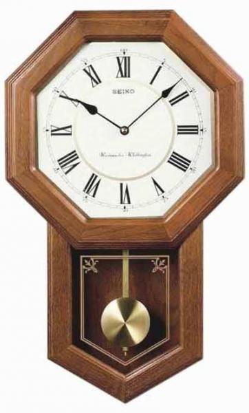 Seiko QXH110BLH Chiming Schoolhouse Clock